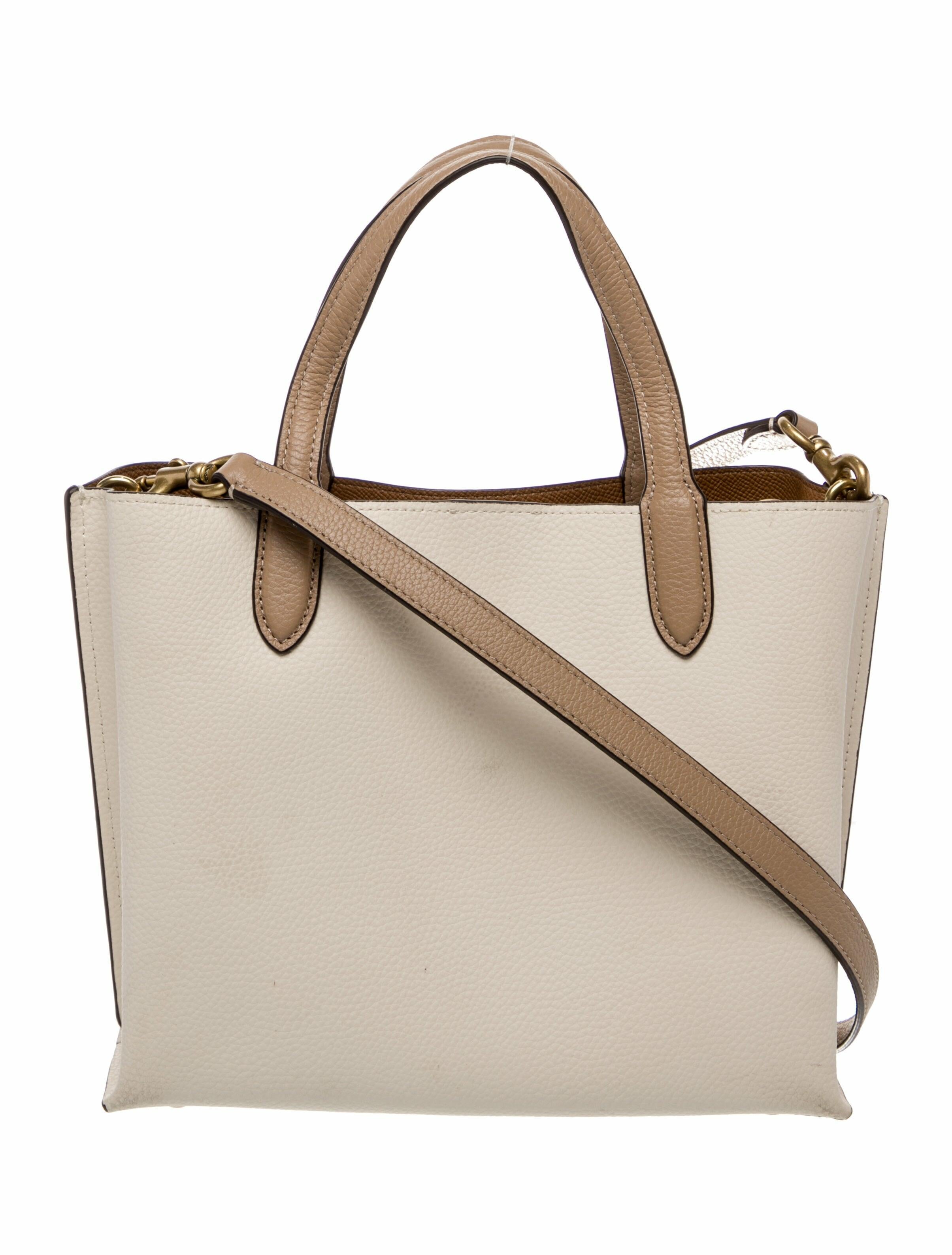 Coach Leather Top Handle Bag